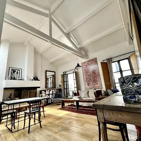 Daire Joli Loft Tres Lumineux 55m2 11em Paris